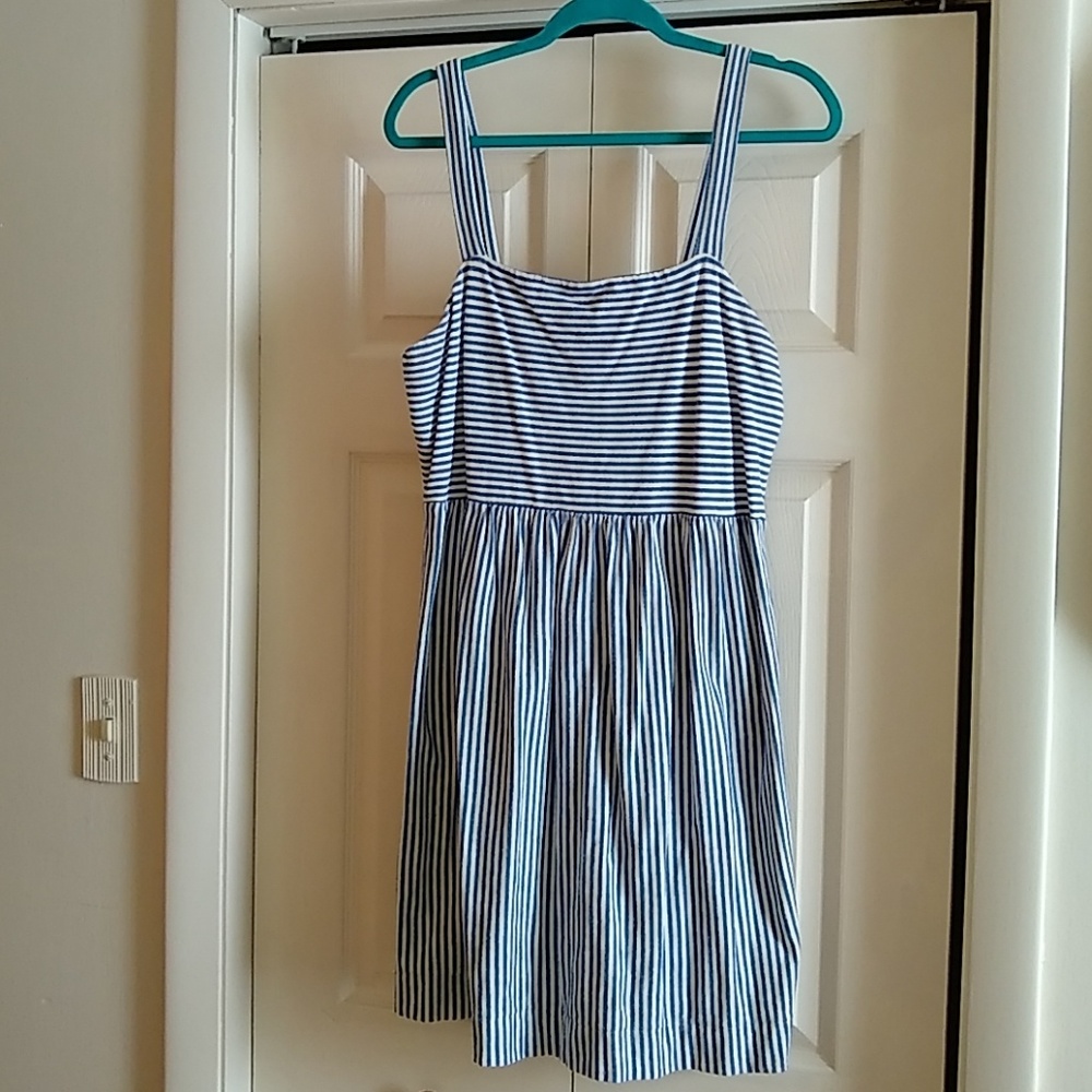 Loft striped nautical dress